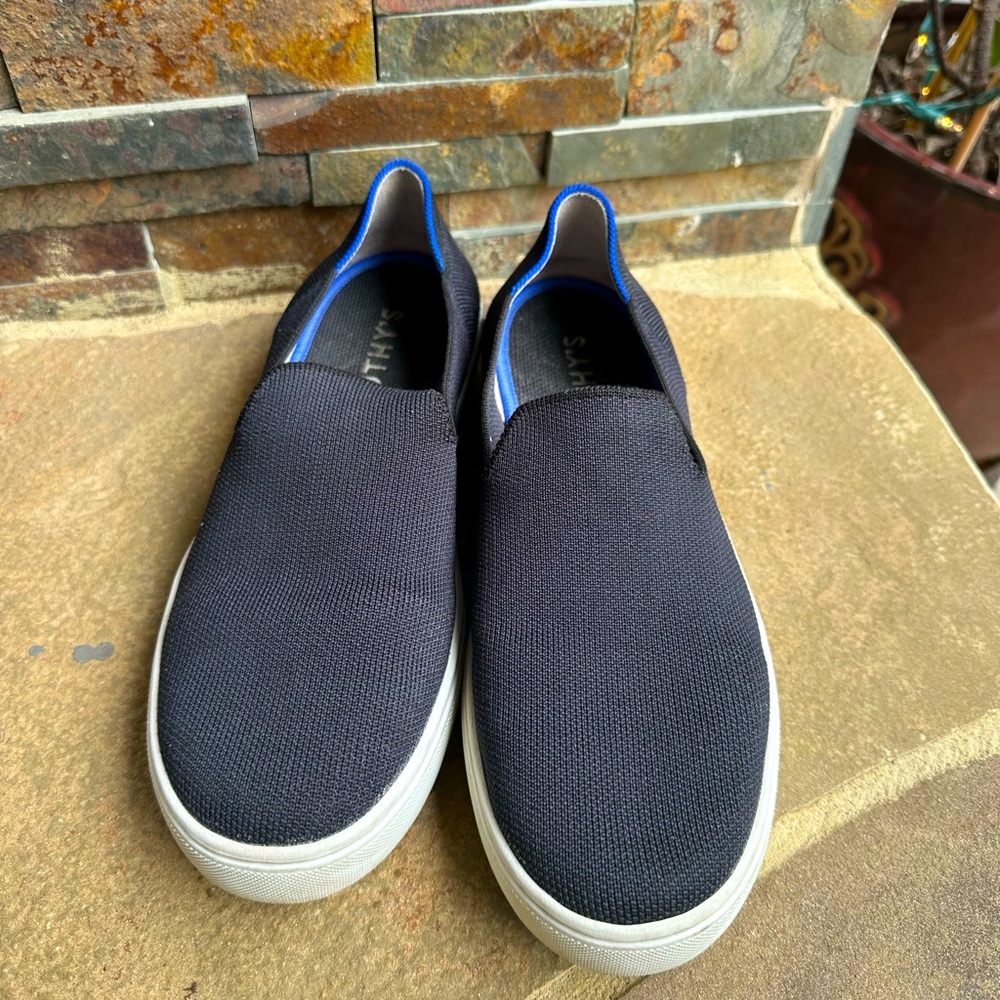 Rothy’s slip on sneaker. Lovingly worn, great condition! Color: Ink